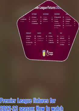 English premier league fixtures