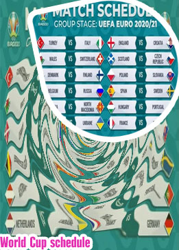Euro cup timetable